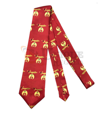 Masonic Shriner Emblem necktie Unique_Regalia
